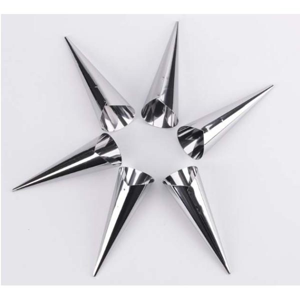 Factory Wholesale Stainless Steel Croissant Cone Pastry Roll Mold DIY Baking Tool Cream Horn Mould
