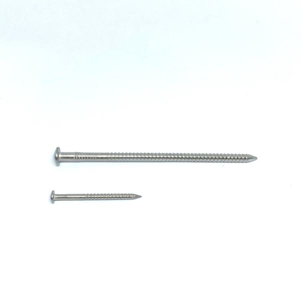 75MM Rose Head Annular Ring Shank Stainless Nails