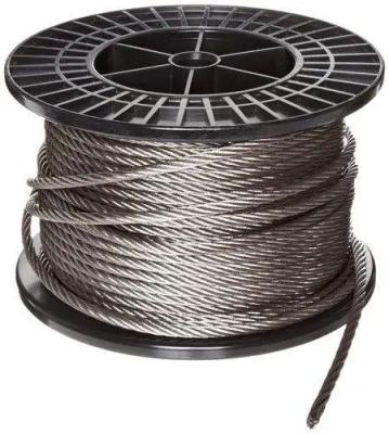 A segurança galvanizou o núcleo que de aço da fibra do carbono dos trilhos do cabo o núcleo de aço galvanizou a corda de fio universal