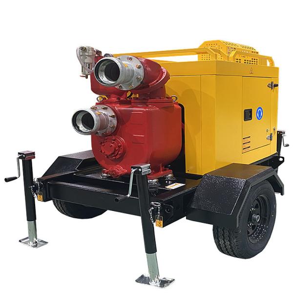 Sewage Pump Vertical  Self Priming Pump High Performance Diesel Powered Water Pump