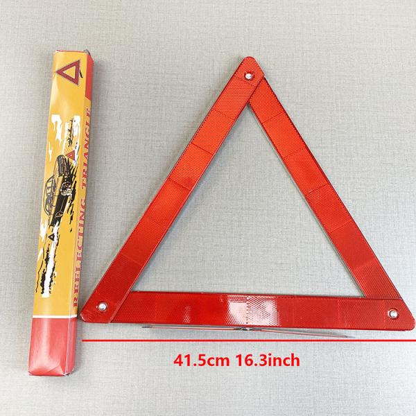43*1.5cm YANTU Emergency Reflective Safety Warning Triangle for Motorcycle Truck Car