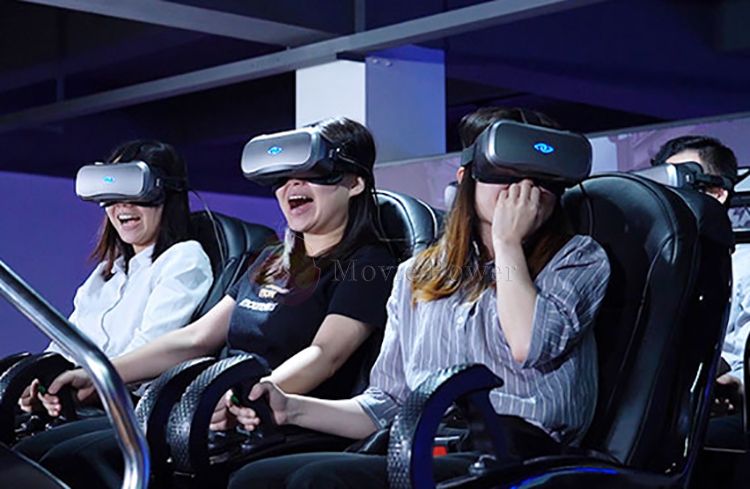 Оборудование игры виртуальной реальности Seaters 9D занятности 6 русских горок