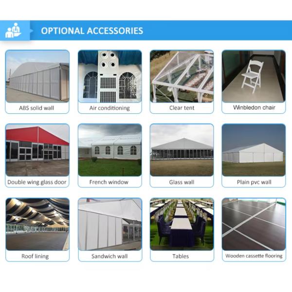 Новый ПВХ ткань Алюминиевая рама коммерческая наружная белая ткань навес палатки с окнами для наружных мероприятий