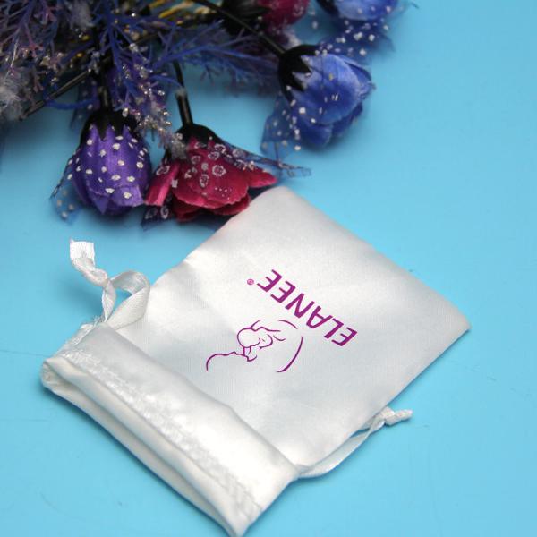 Изготовленные на заказ сумки Дравстринг сатинировки, мешки ювелирных изделий Дравстринг Силк для упаковки волос