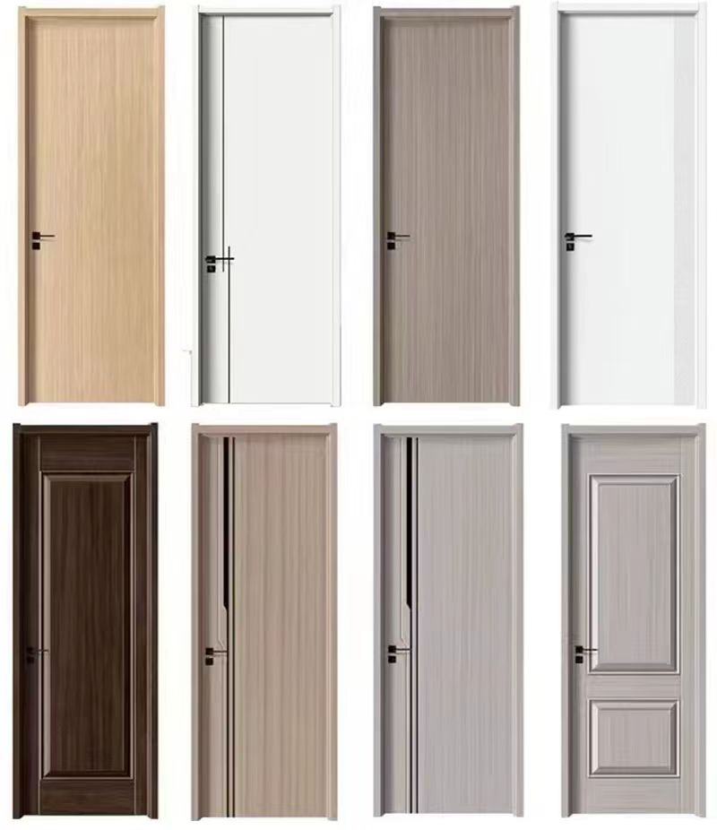 Modern Custom Design Well Sealed Solid Wood Door for House Entrance and Private Villa Solid Wood Interior Door