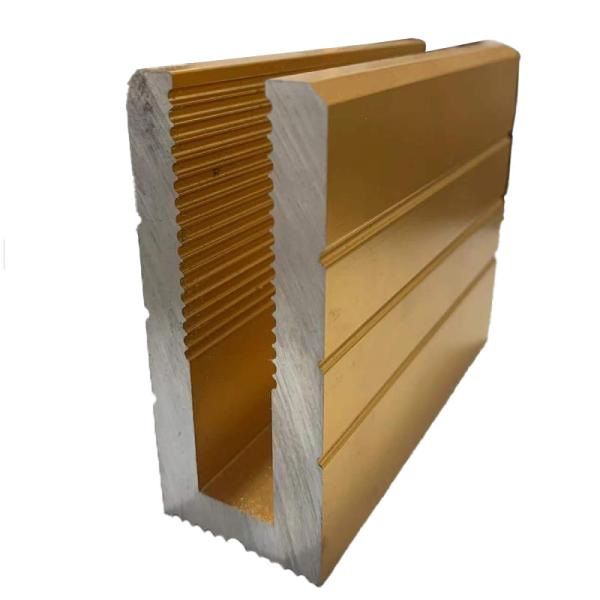 Stair Aluminum Alloy Handrail Profile Glass Track Balcony Trough