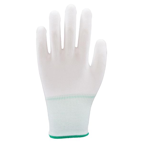 13 Gauge PU Coated Polyester Handling Gloves Breathable Polyester Gloves