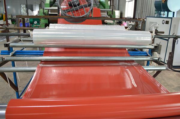 A cor translúcida 3 milímetros de tela grossa de Rolls da folha do silicone reforçou de alta temperatura