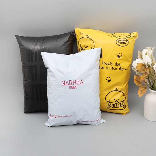 Custom Design Gravure Printing 10 Colors Max Zhihe Eco Friendly Biodegradable Poly Mailer Bag for Shipping Shoes Clothing