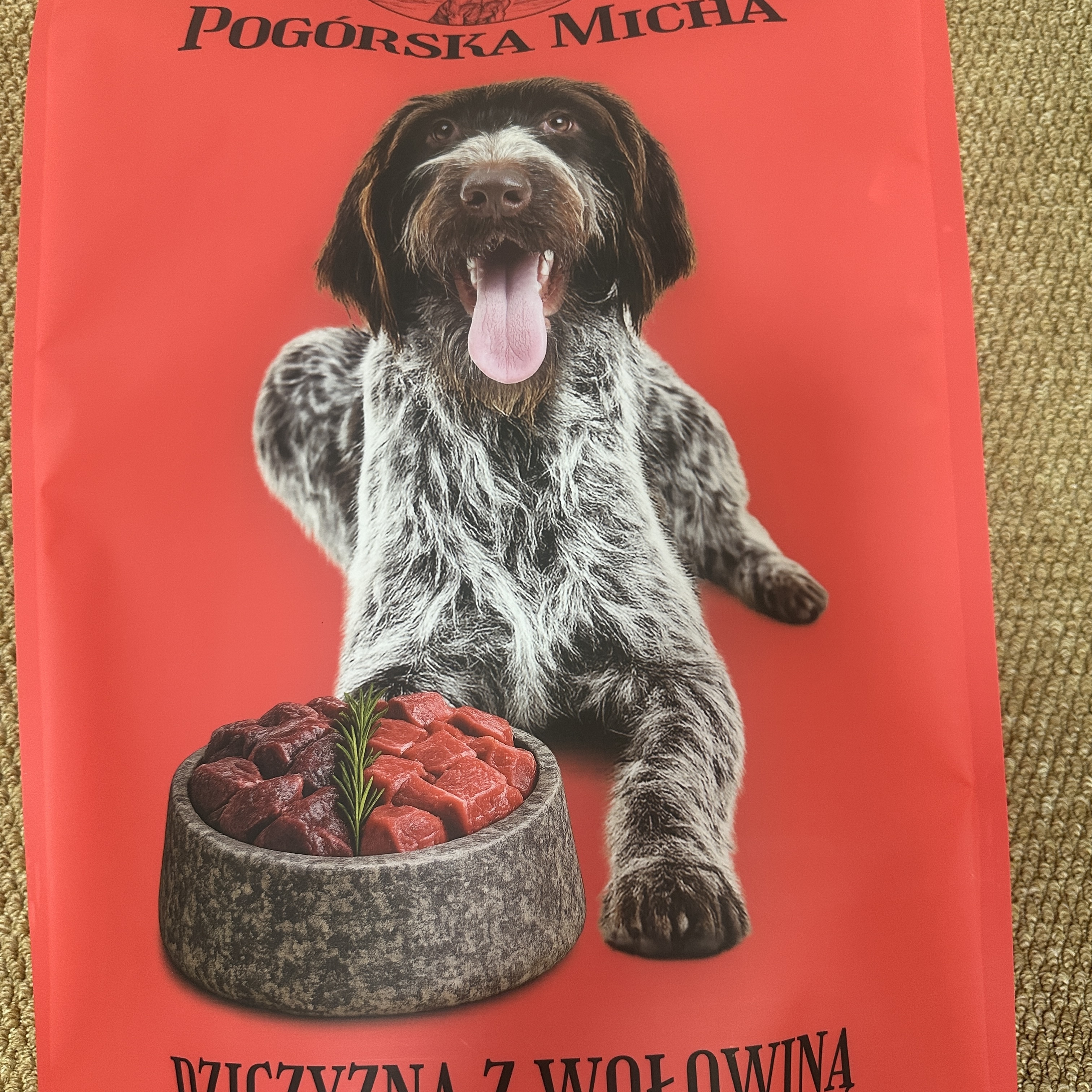 12kg Digital Printed Quad Seal Dog Food Packaging Bag | High Barrier Resealable Zipper Large Format Pet Food Stand Up Pouch OEM Custom Printed Dog Feed Packaging