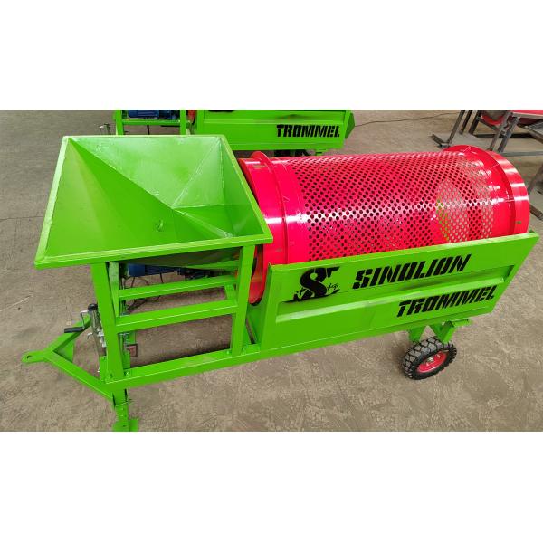 Topsoil and Compost Operations Equipment Mini Trommel Screen with Removable Design