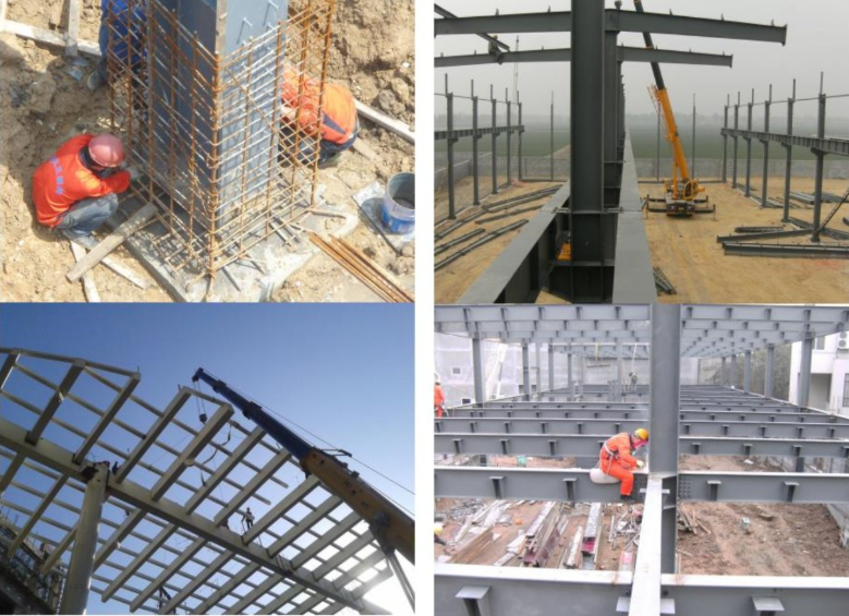 Prefabricated Steel Building with 50 Years Lifespan Corrosion Resistant and Automatic Ventilation System