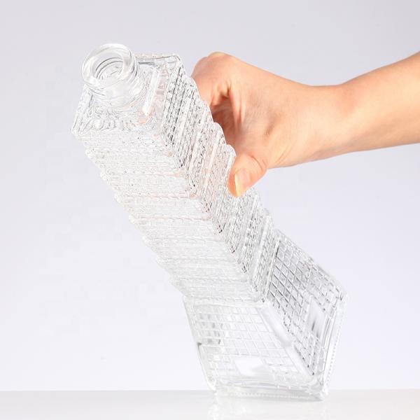 Бутылка для красного вина 500 мл 750 мл Стеклянные бутылки специальной формы для фруктовых соков, винных напитков