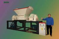 Triturador plástico Waste dos PP/PE, máquina de reciclagem plástica Eco da retalhadora amigável