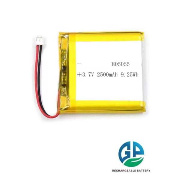 KC UL CB Approved 7.4V 2500mAh Lithium Ion Rechargeable Battery LiPo Battery Pack