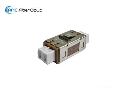 Alojamento plástico de acoplamento da luva da MU adaptadores frente e verso/simples da fibra ótica da versão