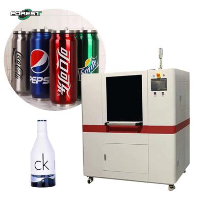Impressora de jato de tinta digital de latas de alumínio Impressora UV rotativa redonda 360