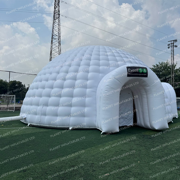 White Striking Inflatable Marquee Tent Wedding Igloo White Canopy Inflatable Igloo Dome Tent Camping Party Outdoor