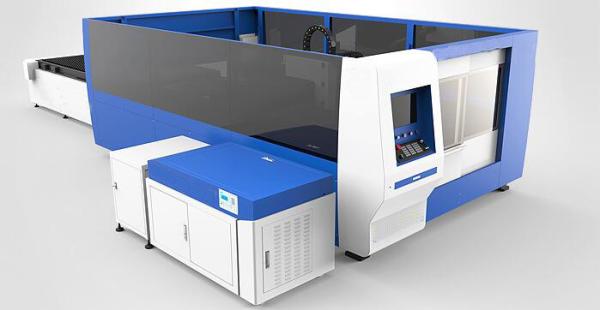 20mm Carbon Steel CNC Fiber Laser Cutting machine with 2000W , exchanger table