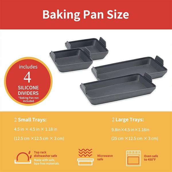 Oilproof Muffin Silicone Baking Tray Lightweight Heat Resistant