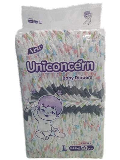 Pañales desechables para bebés tamaño L Johnson olor Uniconcern Pañales para bebés para niños y niñas