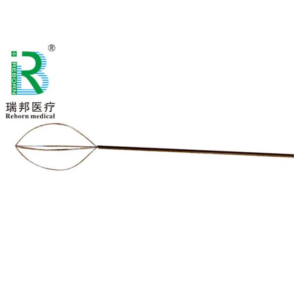 Blue White Stone Basketing For Kidney Stones , Zero Tip Basket Extraction Urology