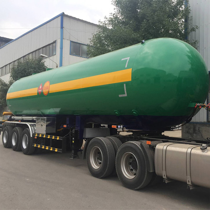 Прицеп-цистерна для сжиженного нефтяного газа BPW Axle Q370R из углеродистой стали