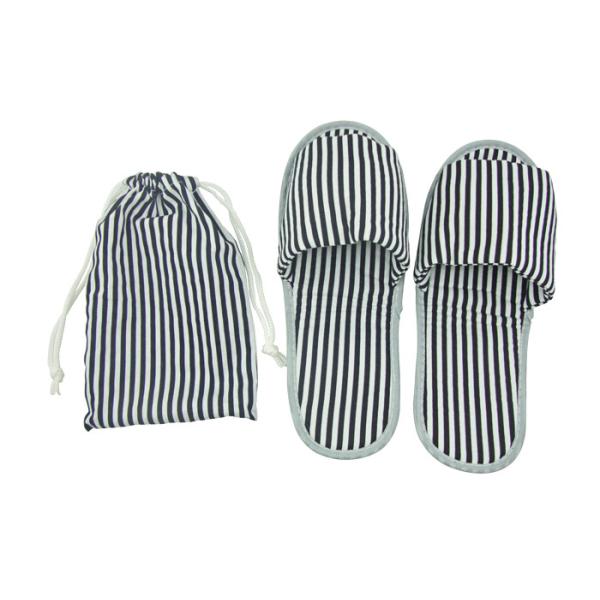 Portable Disposable Airline Amenity Kit / Foldable Open Toe Slippers With A TC