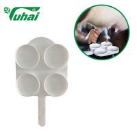 Colher de amostra de mastite para teste CMT, placa de teste de mastite para amostragem de leite