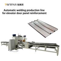 Cadena de producción de soldadura automática para refuerzo de panel de puerta de ascensor
