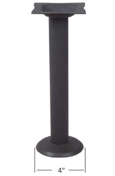 Bolt Down Restaurant Table Bases Cast Iron Powder Coated Finish Cheap Furniture