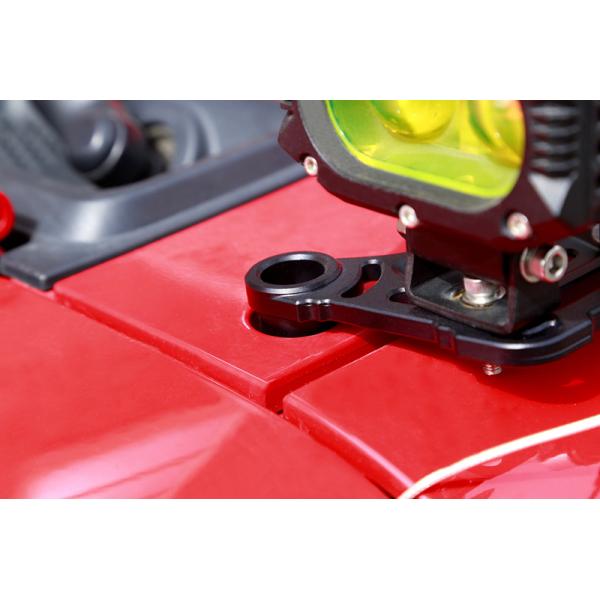 Aluminum Alloy Black LED Driving Light Bracket A Pillar Mounting Bracket For Jeep Wrangler JL JK