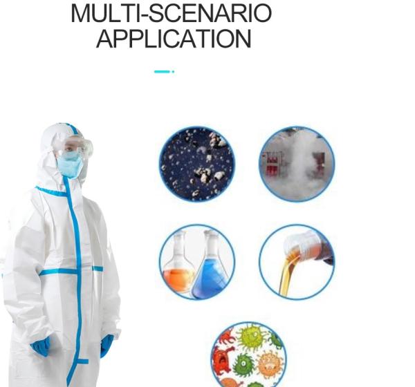 Sterilized Type XXL 185cm Disposable Medical Protective Clothing