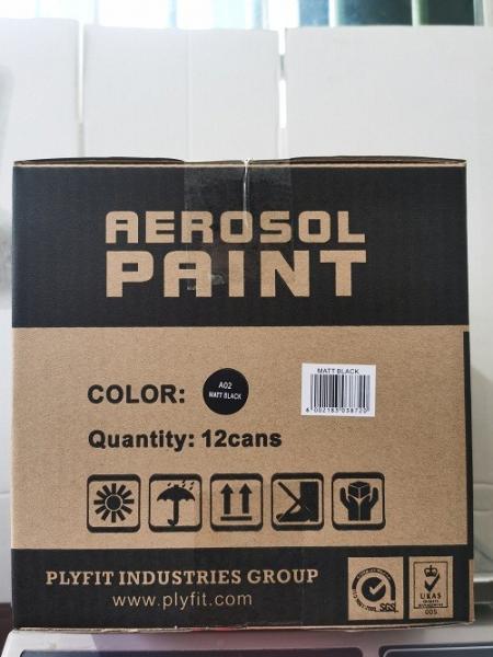 Pintura à pistola de alumínio acrílica de alto brilho de EN71 TUV 400ml