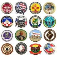 Monedas de desafío personalizadas para bomberos 3D 2D
