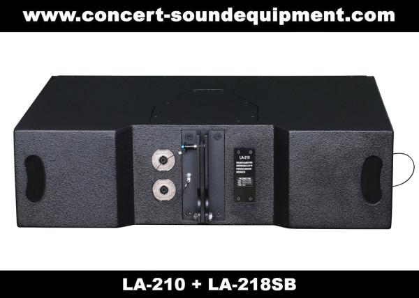60Hz Disco 680W Line Array Speaker With 1.4 + 2x10 Neodymium Drivers For Fixed Installation