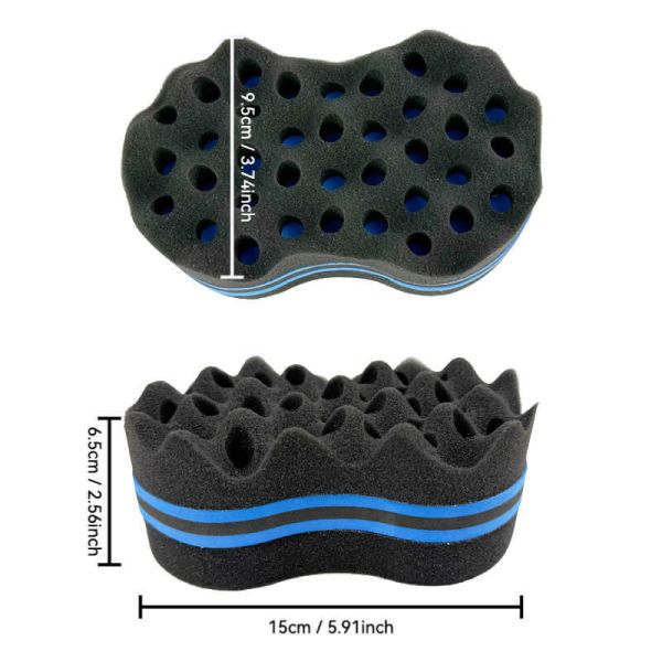 OEM Bow Wow Hair Sponge PU+EVA Natural Hair Nudred Sponge 8 Shape