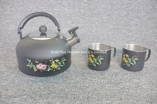 Portable Volume 0.11cbm Stainless Steel Whistling Tea Kettles With Oem Logo