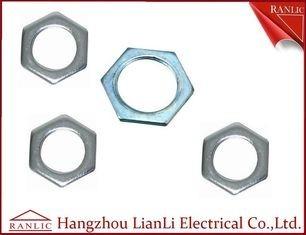 20mm to 50mm Hot Dip Gal GI Hexagon Locknut 3.0mm to 6.0mm Thickness
