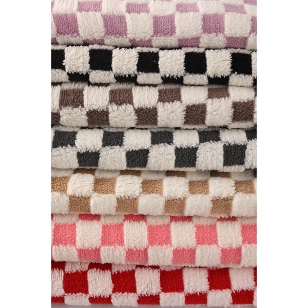 Recycled 100% Soft Cotton Prints Fabrics Shu Velveteen Sherpa Cotton Fabrics for Clothing for Home Blanket Textile