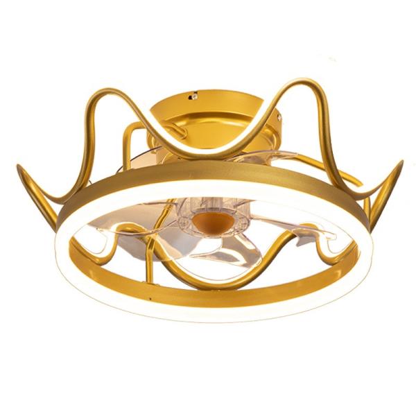 Living Room Modern Simple Ceiling Fan with Aluminum Iron Base and 20000 Working Hours