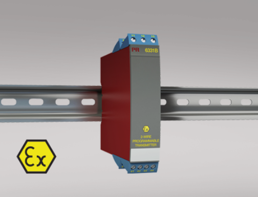 PR 6331B Programmable Transmitter RTD TC Input High Accuracy Galvanic Isolation Ex Zone 0