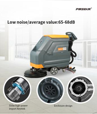 Industrial Garage Floor Scrubber Sweeper For Vacuuming Washing