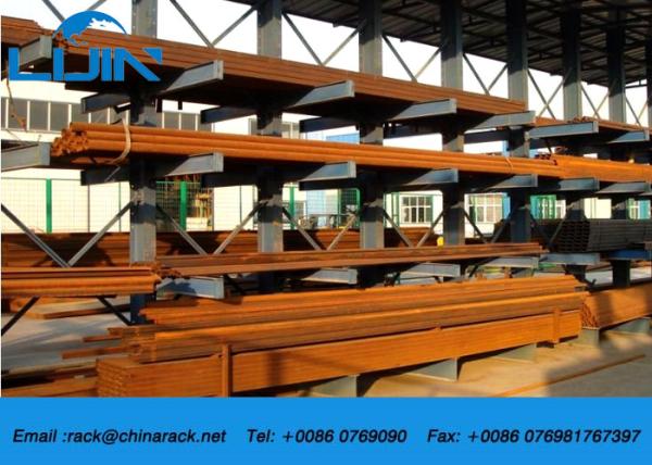 Multi Levels Warehouse Cantilever Storage Racks 300KG - 2500KG Per Arm