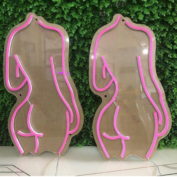 Acrylic Neon Sign Board Led Box Advertising Sign For Christmas Decoration