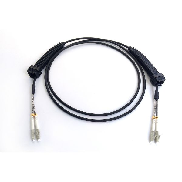 LSZH LC Duplex Multimode Patch Cord Adaptado con Nokia NSN Cable de parche de fibra óptica para exteriores