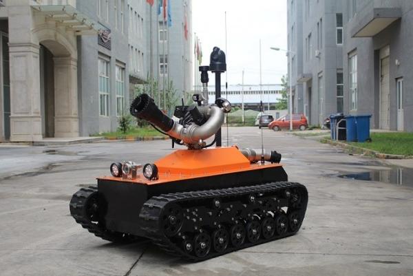 6-Wheel Independent Chassis All-Terrain Wheeled Firefighting Robot Fire Fighting Use China 6-Wheel Independent Chassis A