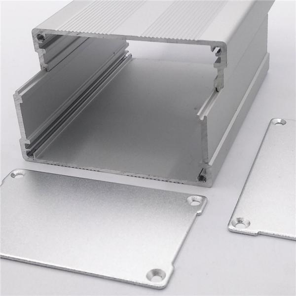 alojamento de alumínio expulso branco de anodização de 76*57*100mm