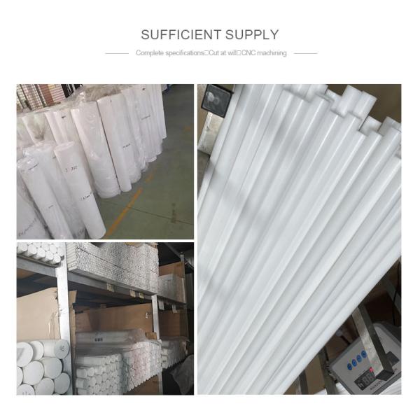 White PTFE Round Rod 1mm 500mm PTFE Rod For PTFE Fluoroplast 1000mm Length