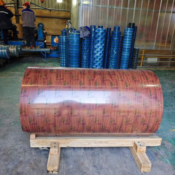 Wooden Prepainted PVDF Coated Aluminum Coil For Ceiling Roof